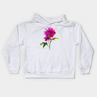 Big pink peony Kids Hoodie